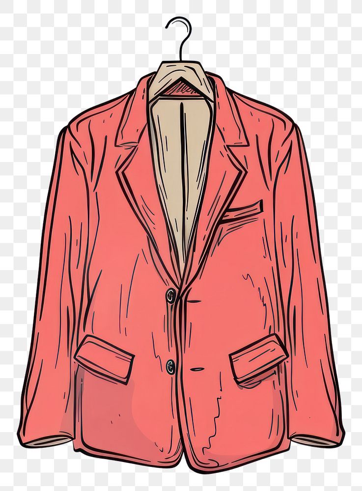 PNG Blazer clothing apparel jacket.