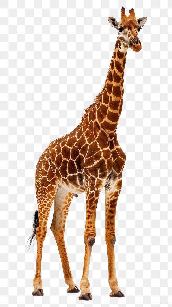 PNG The giraffe wildlife animal mammal.