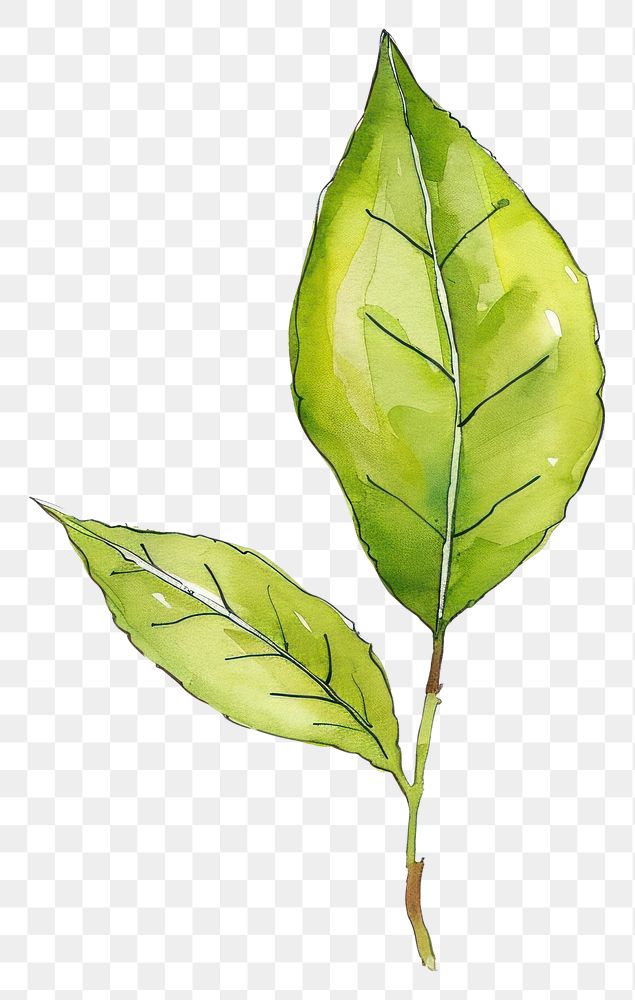 PNG Tea leaf annonaceae plant tree.