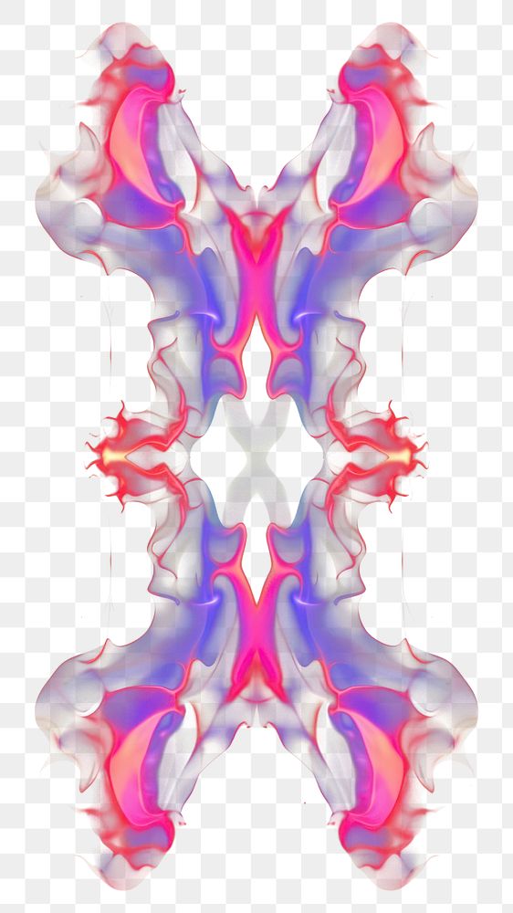 PNG Silhouette symmetrical abstract shape bonfire pattern purple.