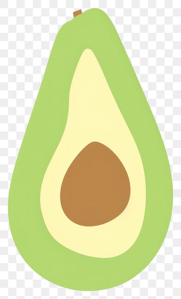 PNG Illustration of a simple avocado astronomy outdoors produce.