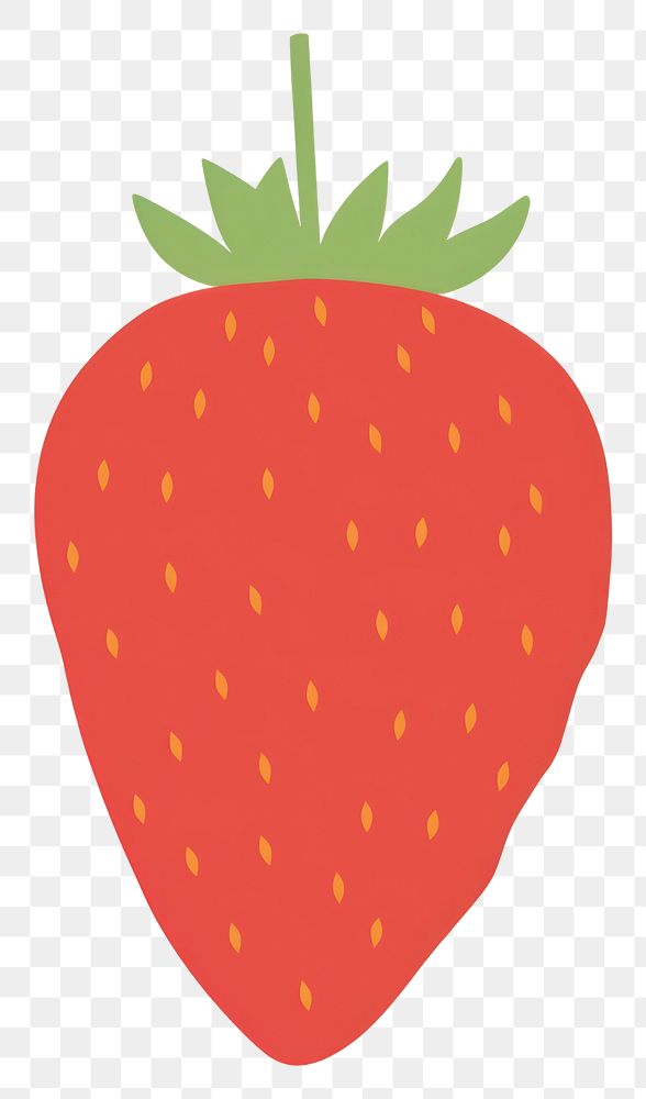 PNG Illustration of a simple strawberry produce ketchup fruit.