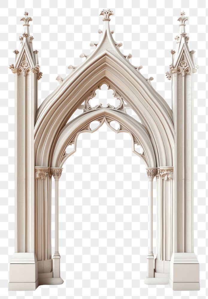 PNG Gothic architectural archway illustration