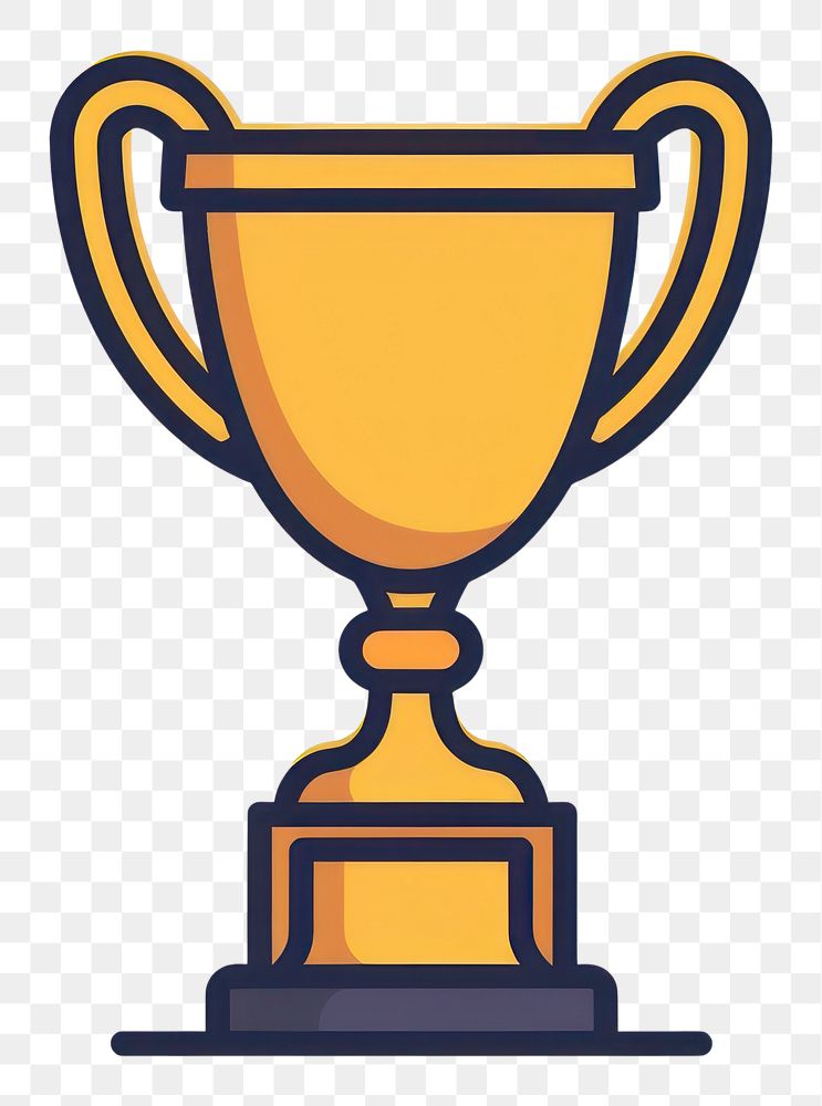 PNG  Golden trophy cup illustration