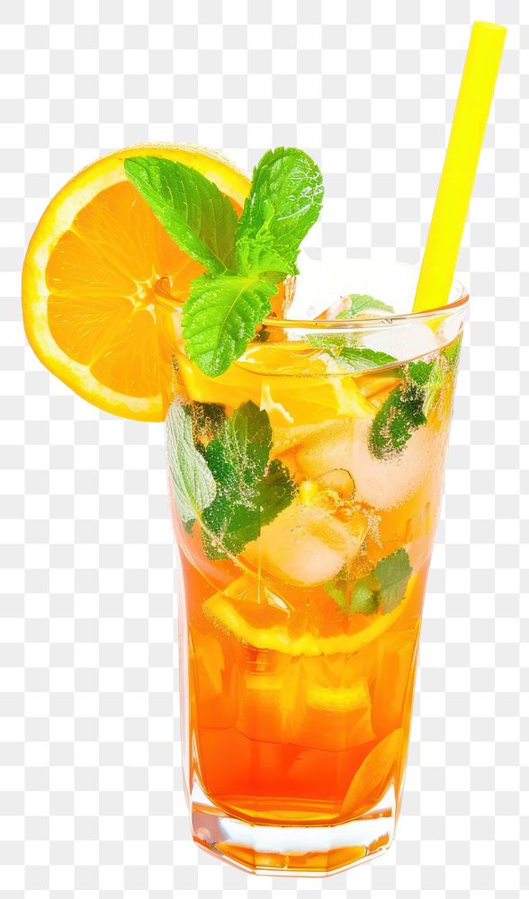 PNG Refreshing citrus iced tea