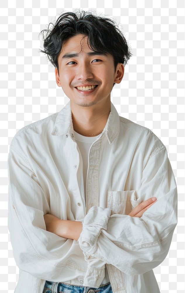 PNG Asian man smile portrait photo photography.