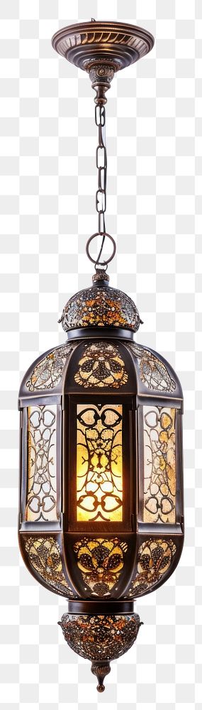 PNG  Elegant vintage hanging lantern