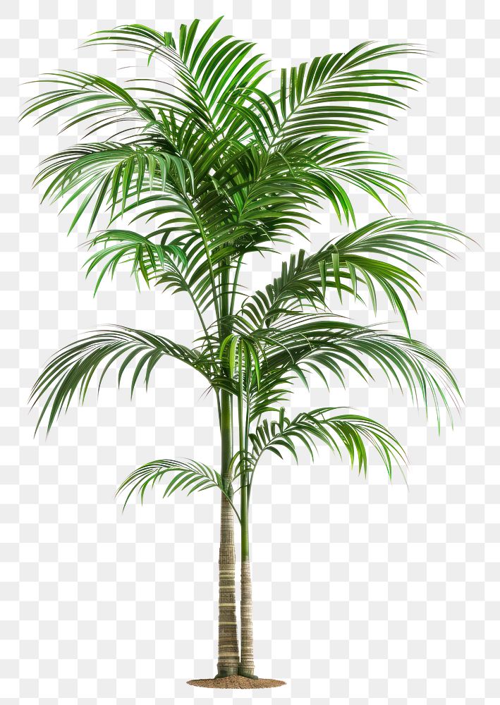 PNG Vibrant indoor tropical palm