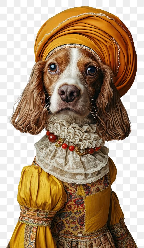 Portrait spaniel animal dog.