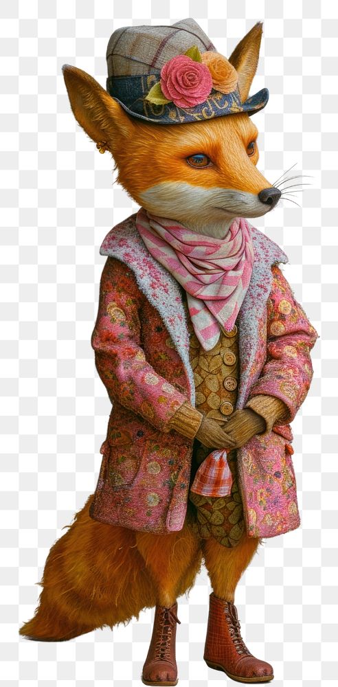 Totority Cartoon Fox Figurine - Wild Animal Toy Statue For Home Decor & Kids Play