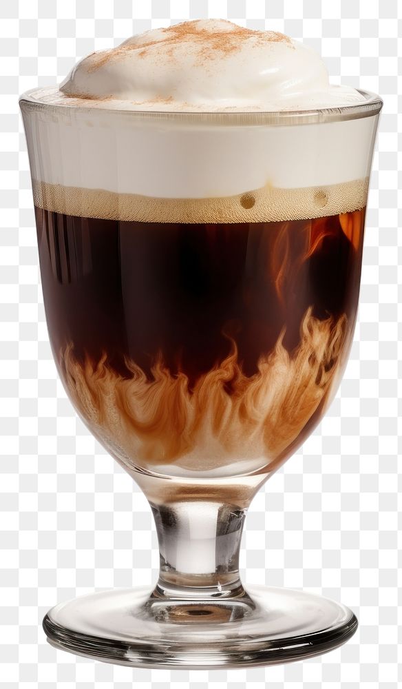 PNG A cup of Irish Coffee coffee beverage alcohol.