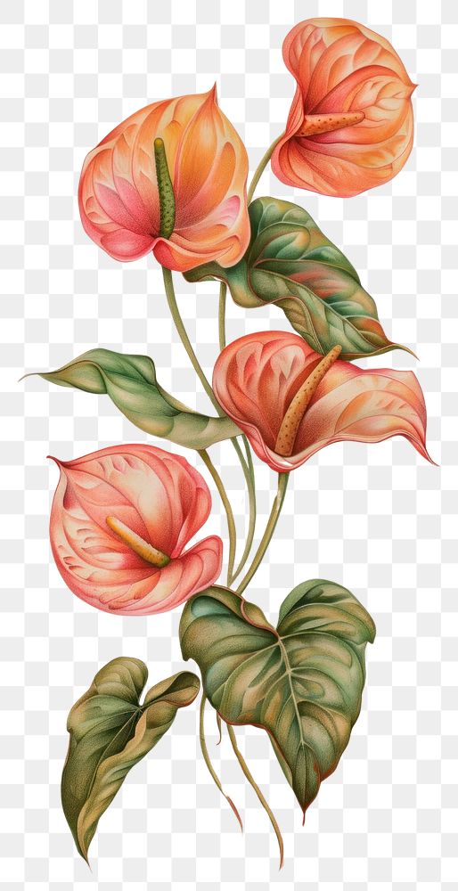 Wallpaper Anthurium flowers blossom plant rose.