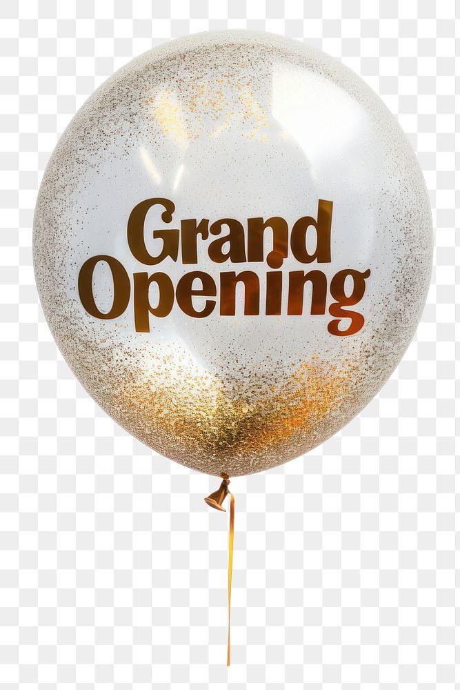 PNG  Festive grand opening balloon