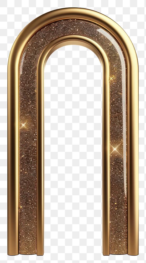 PNG Frame glitter arch pillar shape horseshoe.