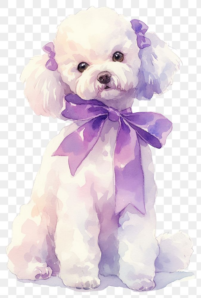 PNG Purple coquette dog outdoors snowman animal.