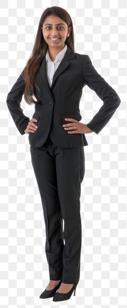 PNG Confident professional woman in suit