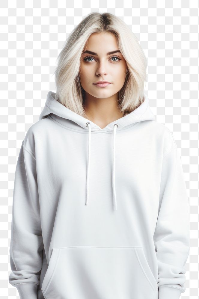 Hood sweatshirt portrait hoodie. 