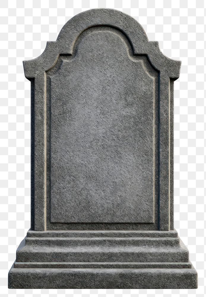 PNG Tombstone gravestone letterbox headstone.