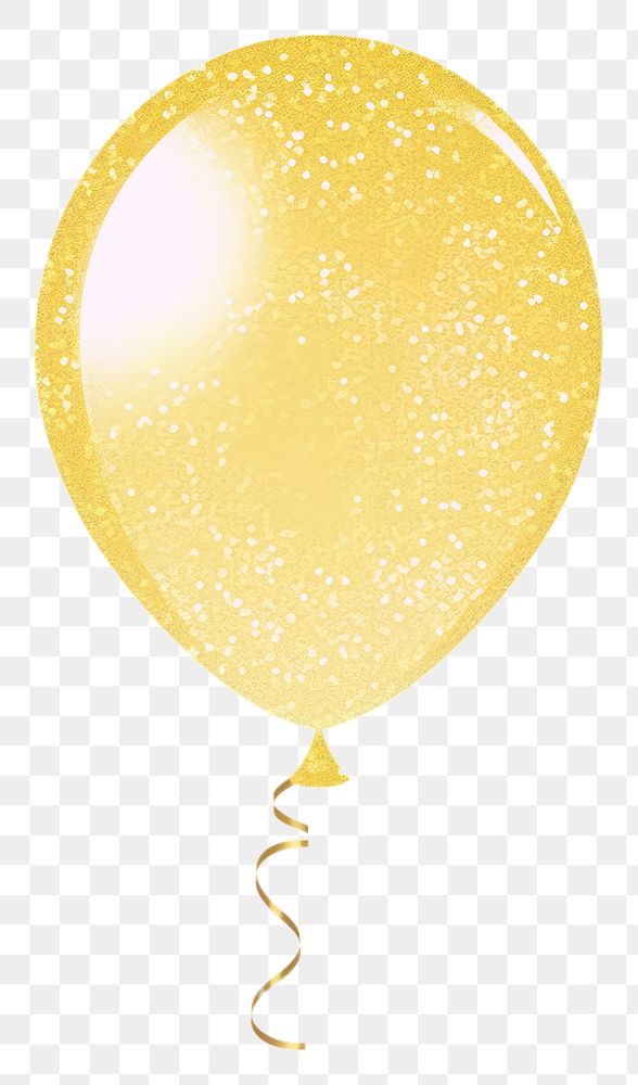 PNG Balloon icon yellow white background celebration.