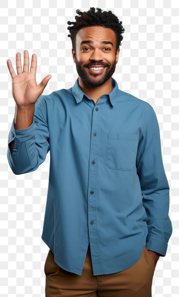 PNG African american male art teacher with hand gesture photography background clothing.