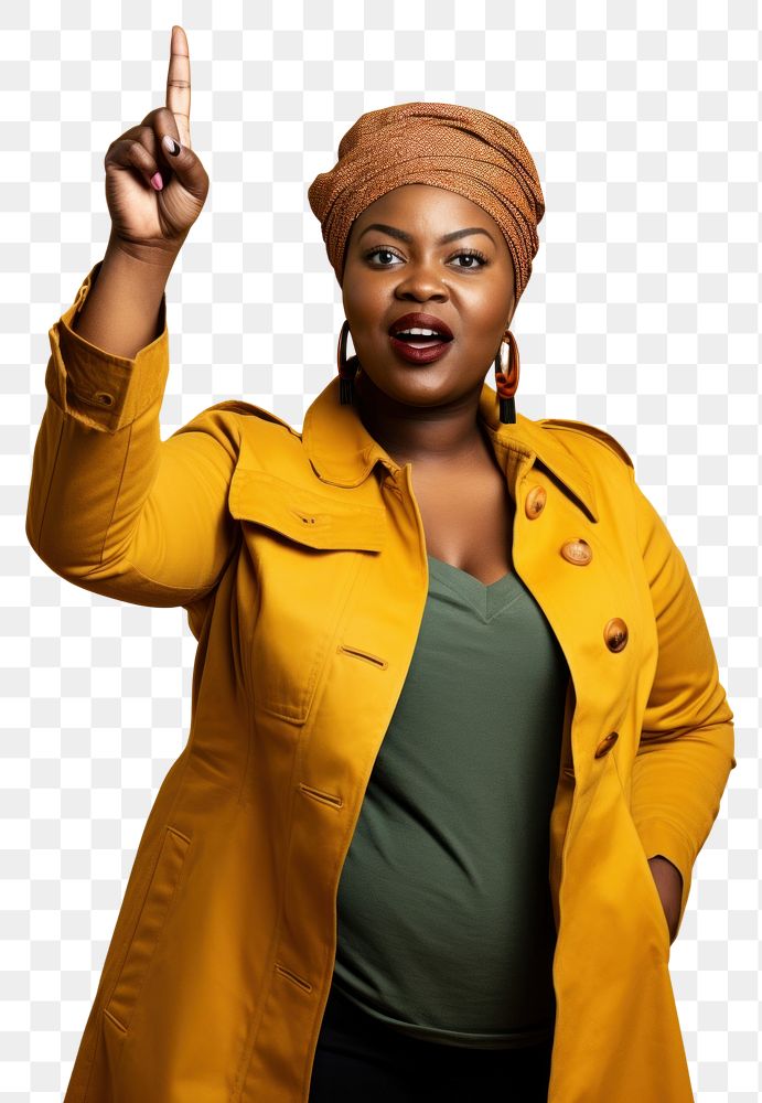 PNG Plus size south african with hand gesture photography background clothing.