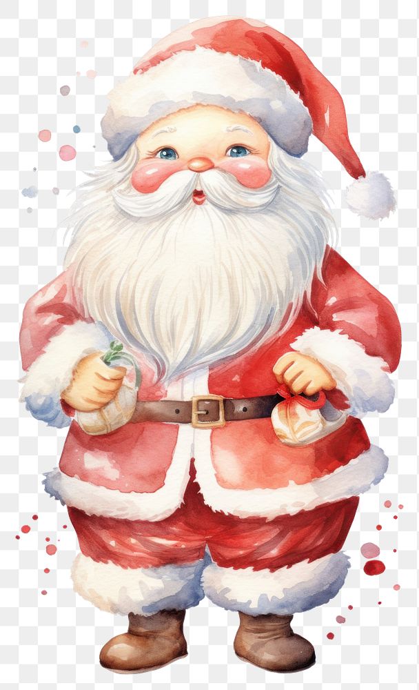 PNG Santa Claus white background santa claus celebration. 