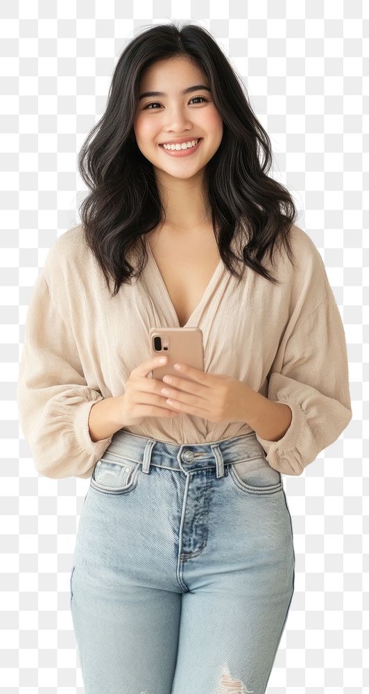 PNG Blouse woman background smiling.