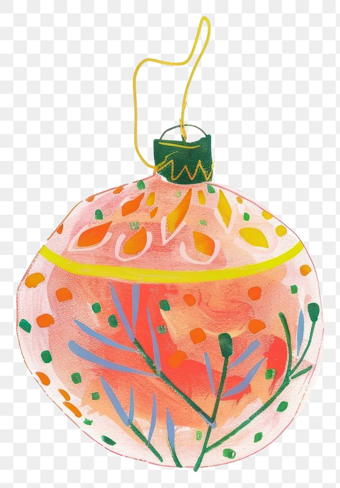 PNG Christmas ornament illustration accessories decoration.