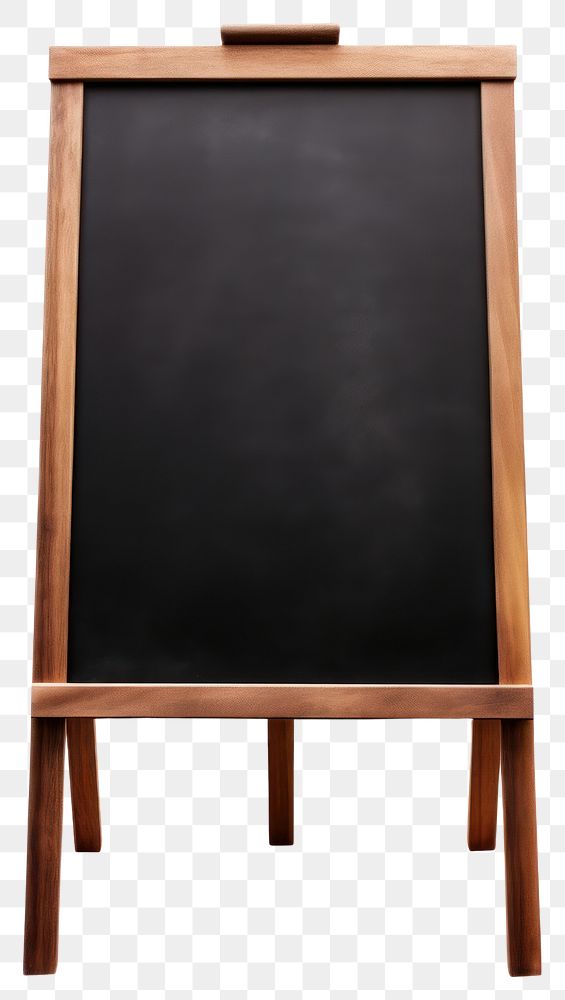 PNG Blackboard with a wooden frame stand chalkboard classroom.