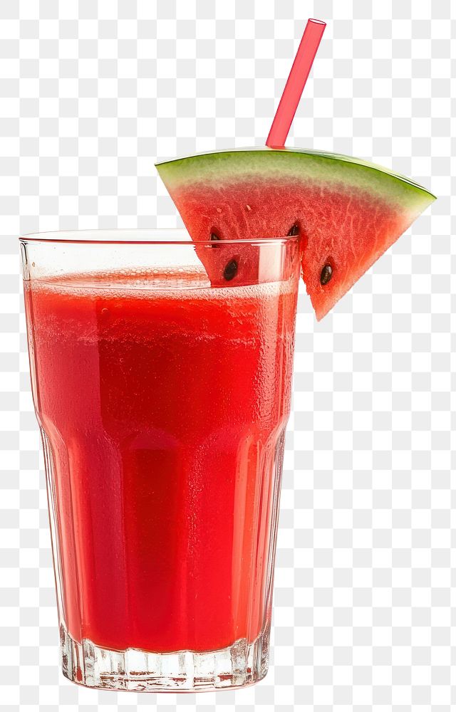 PNG Real watermelon juice fruit beverage drink.