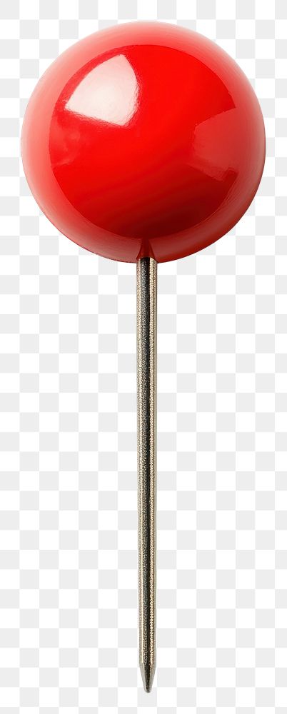 PNG Red push pin background isolated red.