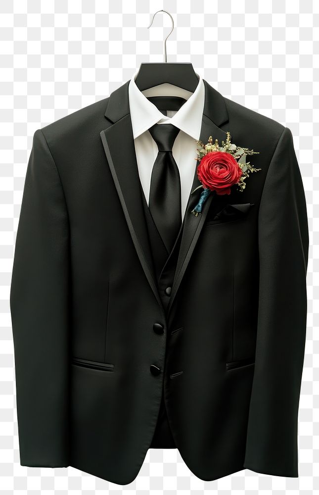 PNG Suit boutonniere groom's jacket.