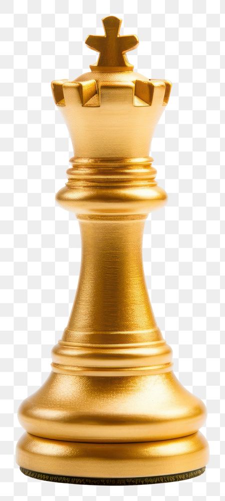 PNG Knight chess piece gold game intelligence. 