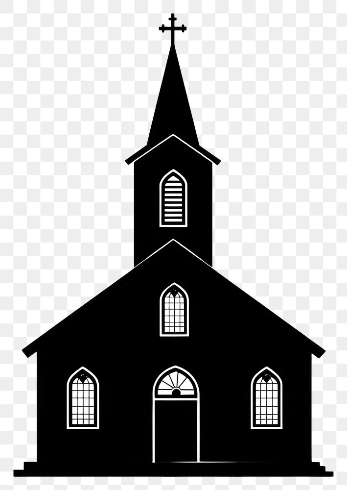 PNG Church architecture silhouette building.