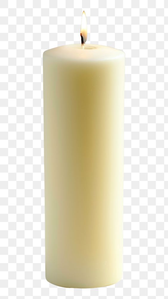 PNG Wedding white candle candlelight relaxation decoration.