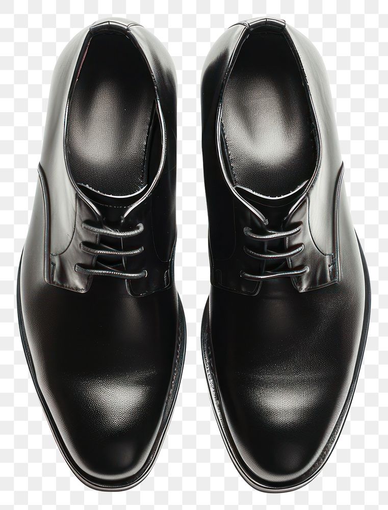 PNG Wedding Black leather shoes footwear black black leather shoes.