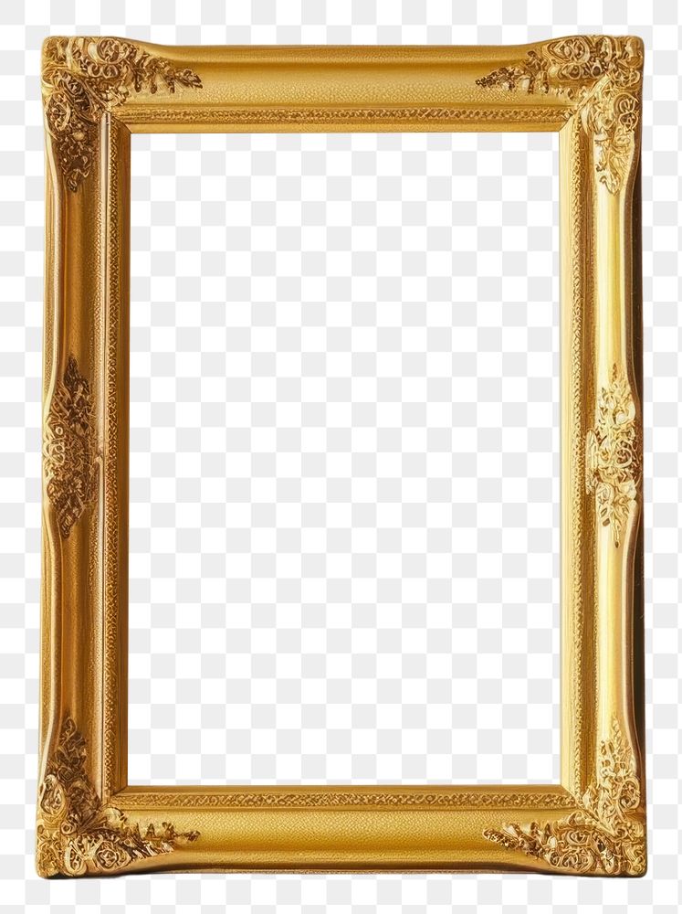 PNG Golden picture Frame frame art golden picture frame.