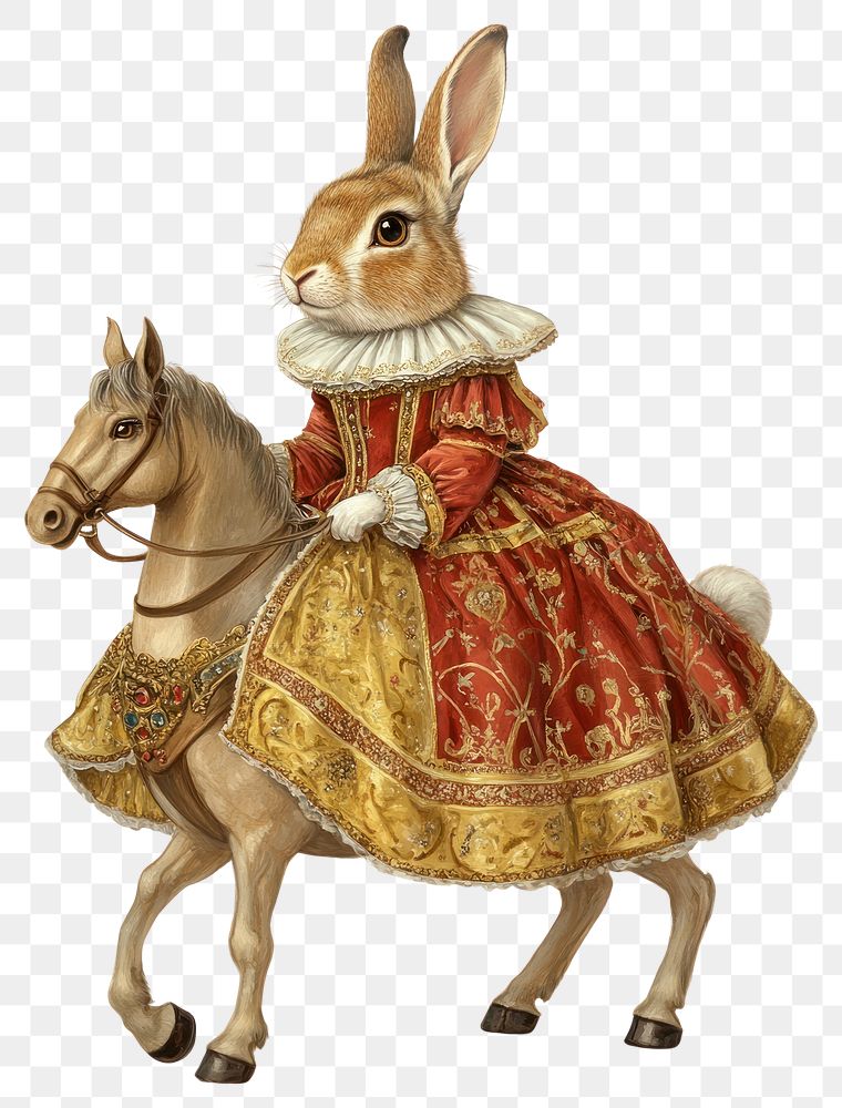 PNG European Rabbit animal horse illustration.