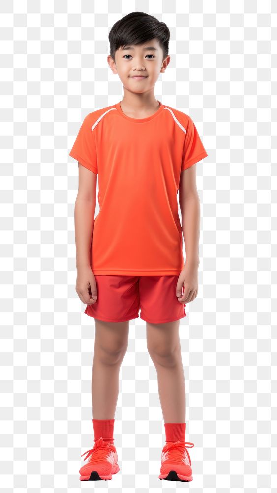 PNG Standing t-shirt shorts sports. 