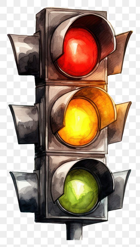 PNG Traffic light traffic traffic light illuminated. 