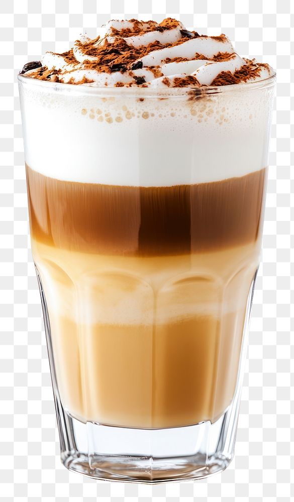 PNG Real macchiato beverage coffee drink.