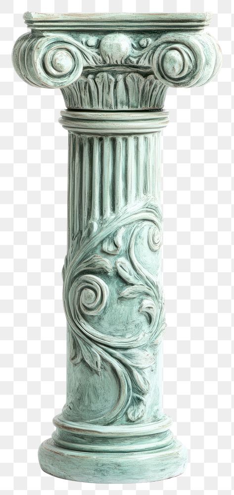 PNG Pastel green Greek ancient column pillar architecture decorative.