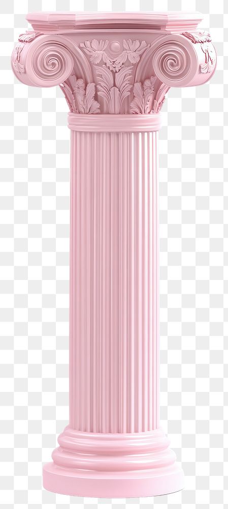 PNG Pink Greek ancient column pillar architecture greek.