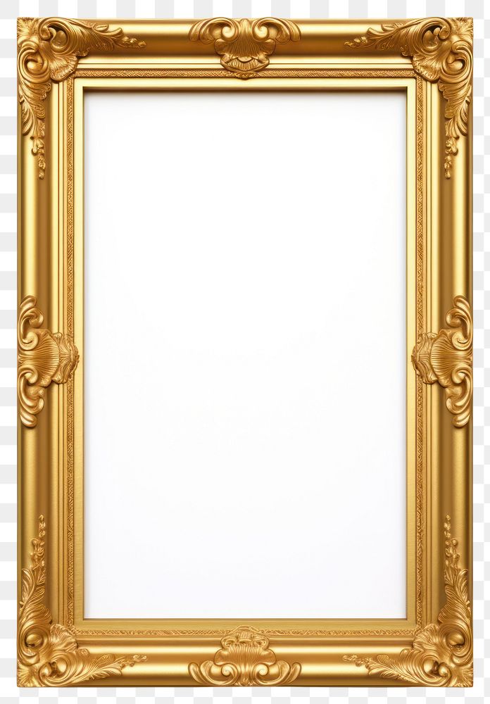 PNG Gold plated wooden picture frame backgrounds gold 