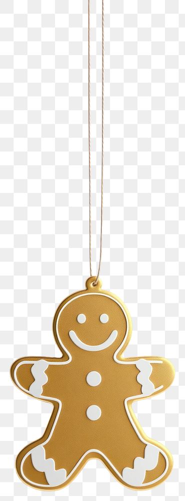 PNG Gingerbread Man gingerbread christmas hanging.