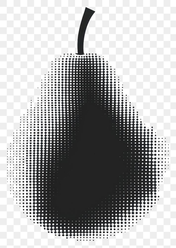 PNG Black Pears gradient transitioning smoothly pear minimalist abstract.