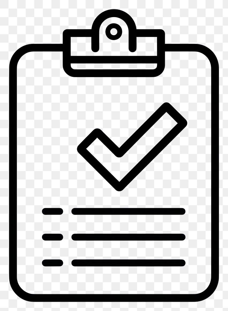 PNG Clipboard checkmark illustration icon organization.