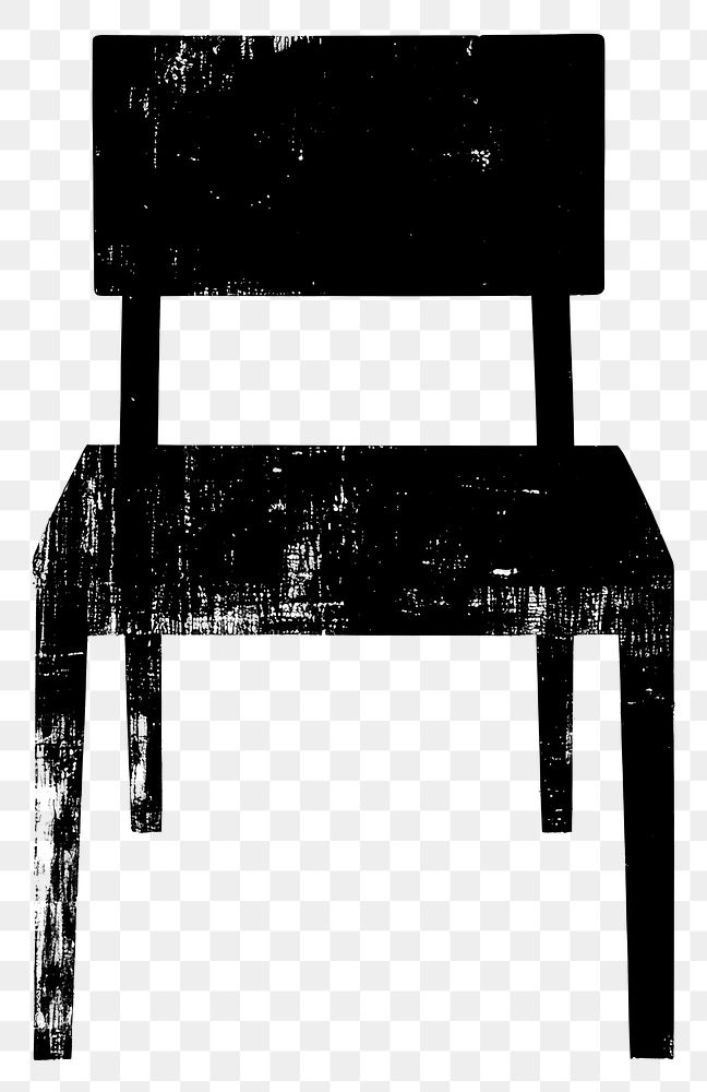 PNG Furniture design chair black.