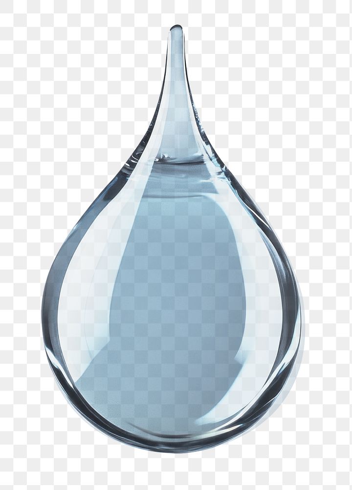 PNG An isolated transparent blue water drop floating background droplet clean.