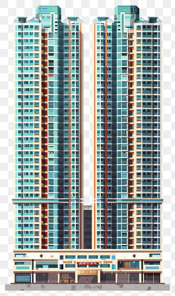 PNG Architecture skyscraper metropolis apartment.